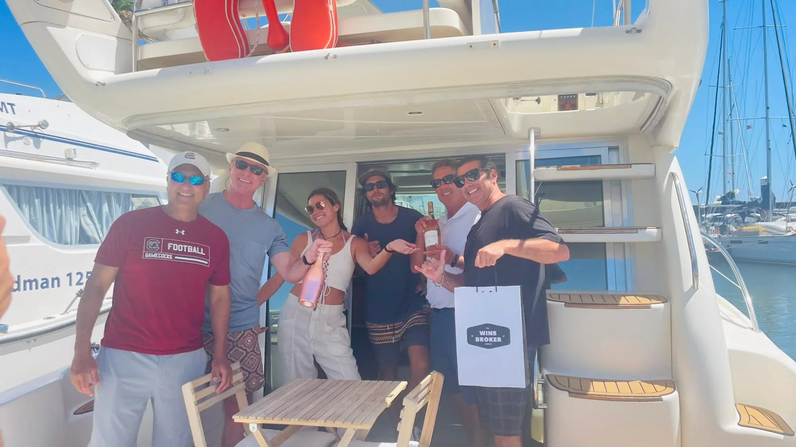 Festa de aniversário a bordo em Cascais